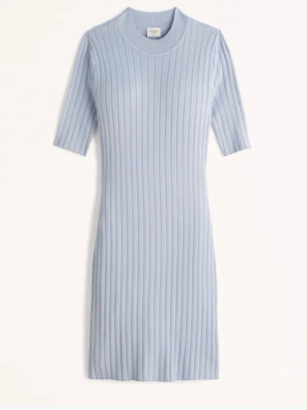 NWT Abercrombie & Fitch Blue Mock Neck Sweater Dress Size XS